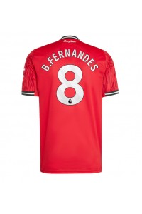 Manchester United Bruno Fernandes #8 Voetbaltruitje Thuis tenue 2025-26 Korte Mouw